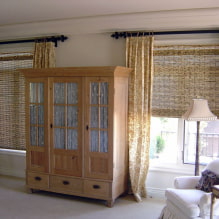 Как выглядят бамбуковые шторы в интерьере?-4