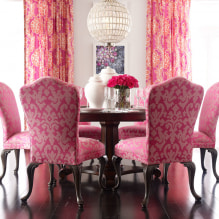 Розовый интерьер комнаты: сочетание, выбор стиля, отделки, мебели, штор и декора-6