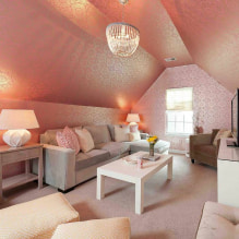 Розовый интерьер комнаты: сочетание, выбор стиля, отделки, мебели, штор и декора-8