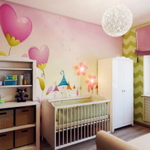 Оформление стен в детской комнате: виды материалов, цвет, декор, фото в интерьере-2