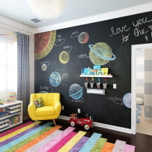 Рисунки на стене в детской комнате: идеи и фото интерьеров
