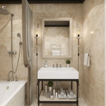 Декоративная штукатурка в ванной: виды, цвет, дизайн, варианты отделки (стены, потолок)-0
