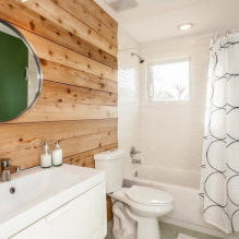 Отделка стен в ванной: виды, варианты дизайна, цветовая гамма, примеры декора-4