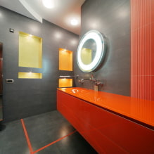 Отделка стен в ванной: виды, варианты дизайна, цветовая гамма, примеры декора-7