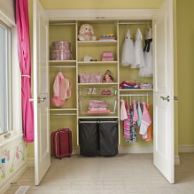 Двери в гардеробную комнату: виды, материалы, дизайн, цвет-7