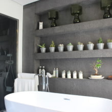 Ниши в ванной комнате: варианты наполнения, выбор места расположения, идеи дизайна-2