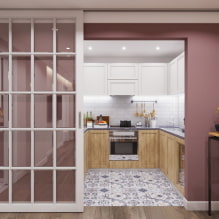 Кухня-ниша в квартире: дизайн, формы и расположение, цвет, варианты освещения-0