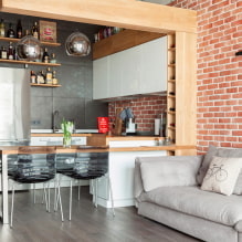 Кухня-ниша в квартире: дизайн, формы и расположение, цвет, варианты освещения-8