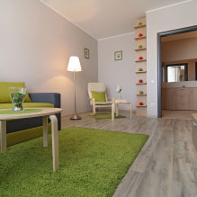 Дизайн однокомнатной квартиры с нишей: фото, планировка, расстановка мебели-7