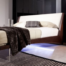Парящая кровать в интерьере: виды, формы, дизайн, варианты с подсветкой-0