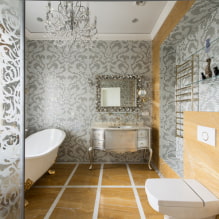 Мозаика в ванной: виды, материалы, цвета, формы, дизайн, выбор места отделки-2
