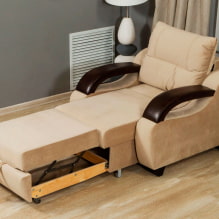 Кресло-кровать: фото, идеи дизайна, цвет, выбор обивки, механизма, наполнителя, каркаса-2