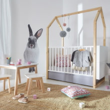 Кровать-домик в детской комнате: фото, варианты дизайна, цвета, стили, декор-2