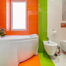 Раскладка плитки в ванной: правила и способы, цветовые особенности, идеи для пола и стен-5