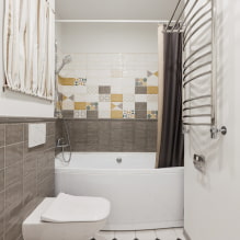 Плитка для маленькой ванной: выбор размера, цвета, дизайна, формы, раскладки-0