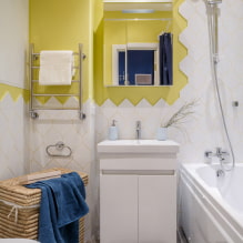 Плитка для маленькой ванной: выбор размера, цвета, дизайна, формы, раскладки-2