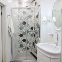 Плитка для маленькой ванной: выбор размера, цвета, дизайна, формы, раскладки-3