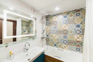 Плитка для маленькой ванной: выбор размера, цвета, дизайна, формы, раскладки