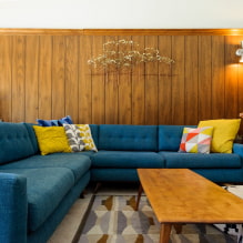 Синий диван в интерьере: виды, механизмы, дизайн, материалы обивки, оттенки, сочетания-2