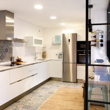 Сочетание плитки и ламината на полу: идеи дизайна для прихожей и кухни-0