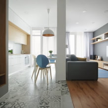 Сочетание плитки и ламината на полу: идеи дизайна для прихожей и кухни-8