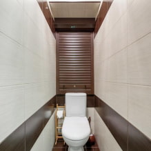 Шкаф в туалет: дизайн, виды, варианты расположения, фото в интерьере-1