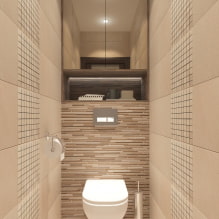 Шкаф в туалет: дизайн, виды, варианты расположения, фото в интерьере-8