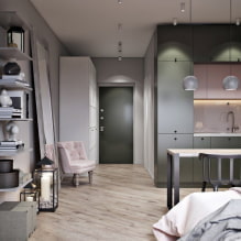 Дизайн квартиры-студии 30 кв. м. – фото интерьера, идеи расстановки мебели, освещение-0