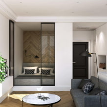 Дизайн квартиры-студии 30 кв. м. – фото интерьера, идеи расстановки мебели, освещение-4