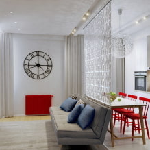Дизайн квартиры-студии 30 кв. м. – фото интерьера, идеи расстановки мебели, освещение-5