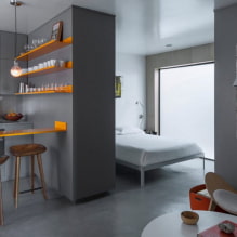 Дизайн квартиры-студии 20 кв. м. – фото интерьера, выбор цвета, освещения, идеи обустройства-8