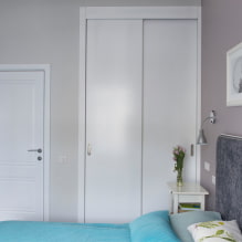 Шкаф-купе в спальню: дизайн, варианты наполнения, цвета, формы, расположение в комнате-1