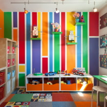 Полки в детскую комнату: виды, материалы, дизайн, цвета, варианты наполнения и расположения-1