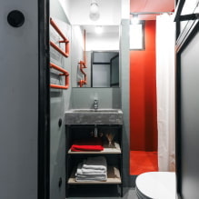 Ванная комната в стиле лофт: выбор отделки, цвета, мебели, сантехники и декора-7