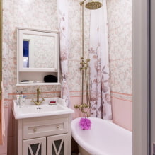 Ванная комната в классическом стиле: выбор отделки, мебели, сантехники, декора, освещения-0
