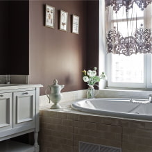 Ванная комната в классическом стиле: выбор отделки, мебели, сантехники, декора, освещения-7