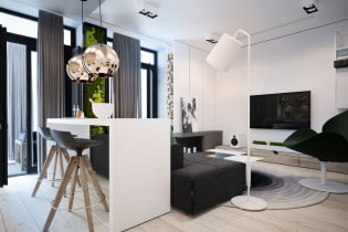 Дизайн квартиры 45 кв. м. – идеи обустройства, фото в интерьере