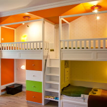 Детская комната для троих детей: зонирование, советы по обустройству, выбор мебели, освещения и декора-8
