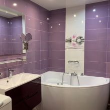 Дизайн фиолетовой ванной: оформление | Ремонт и дизайн ванной комнаты