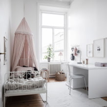 Детская комната в белом цвете: сочетания, выбор стиля, отделки, мебели и декора-4