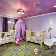 Сиреневая и фиолетовая детская комната: особенности и советы по оформлению-7