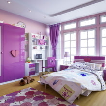 Сиреневая и фиолетовая детская комната: особенности и советы по оформлению-8