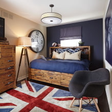 Синяя спальня: оттенки, сочетания, выбор отделки, мебели, текстиля и освещения-1