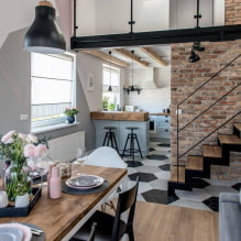 Двухуровневые квартиры: планировки, идеи обустройства, стили, дизайн лестниц-0
