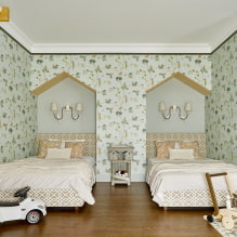 Детская комната для двоих детей: примеры ремонта, зонирование, фото в интерьере-3