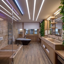 Освещение в ванной комнате: советы по выбору, расположение, идеи дизайна-6