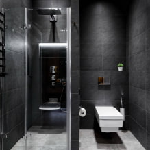 Дизайн ванной комнаты с душевой кабиной: фото в интерьере, варианты обустройства-3