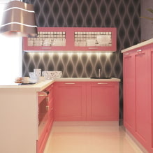 Розовая кухня: подборка фото, удачные сочетания и идеи дизайна-5