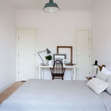 Спальня в белых тонах: фото в интерьере, примеры дизайна-0