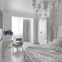 Спальня в белых тонах: фото в интерьере, примеры дизайна-1